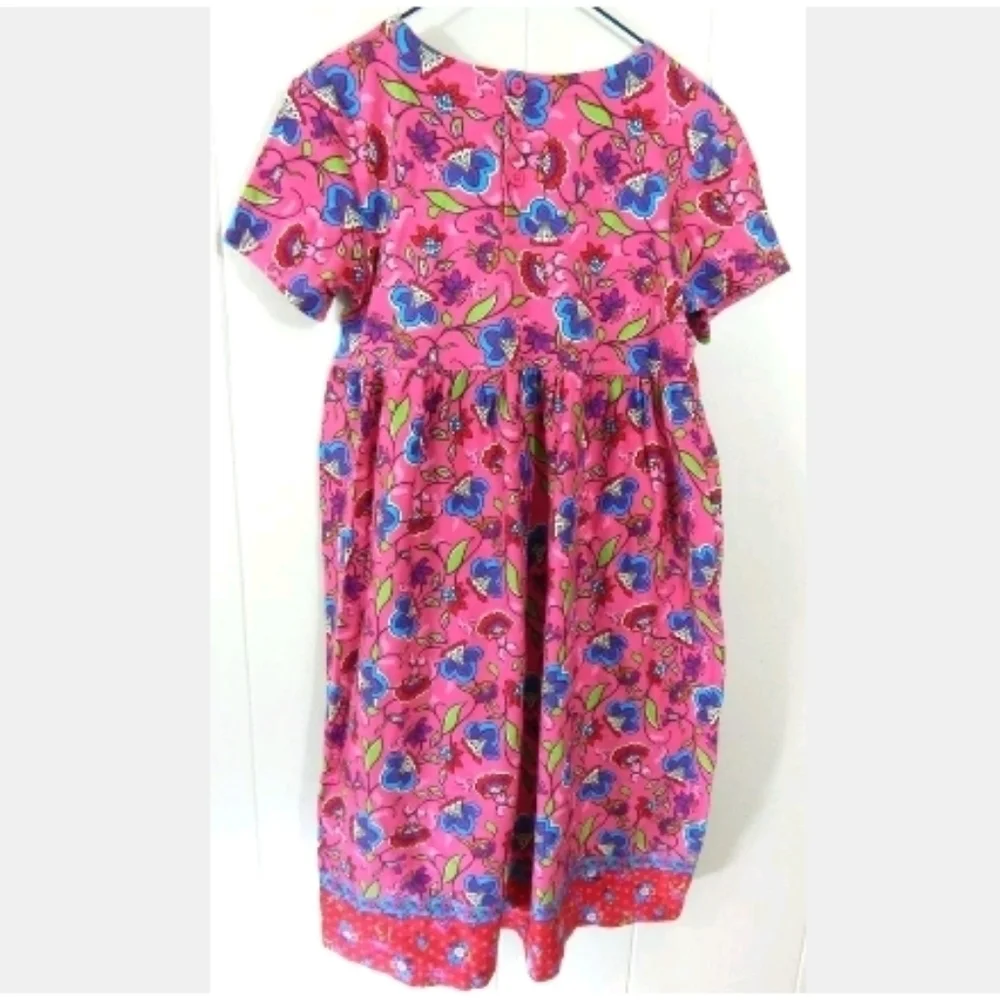 Hanna Andersson Girls Pink Floral Dress